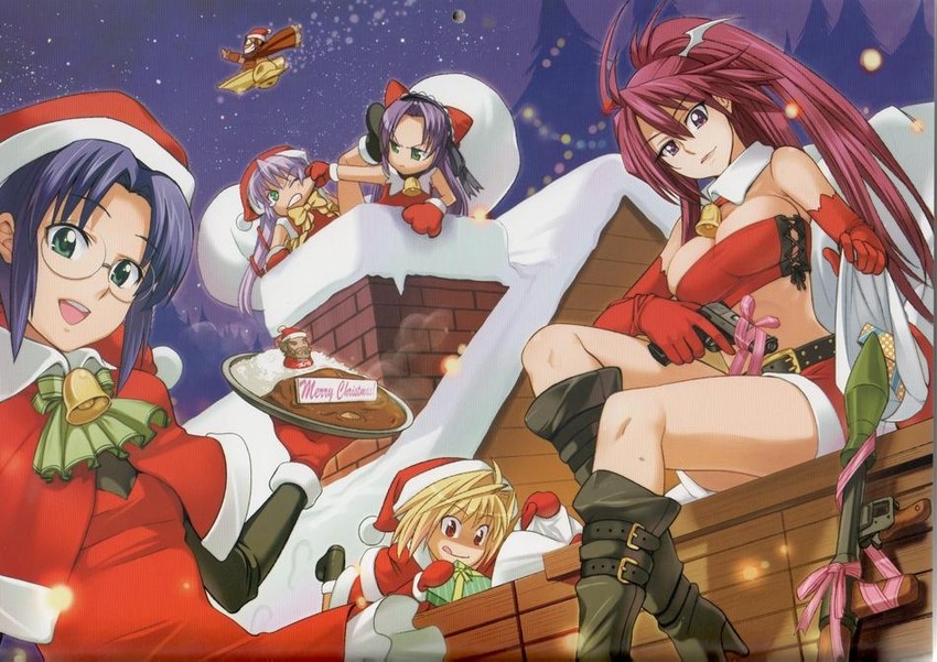 arcueid brunestud, ciel, al azif, ignis, and etheldreda (tsukihime and 4 more) drawn by inue_shinsuke