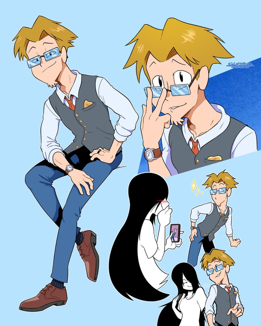 emiko and sam williams (original and 1 more) drawn by brandon_santiago