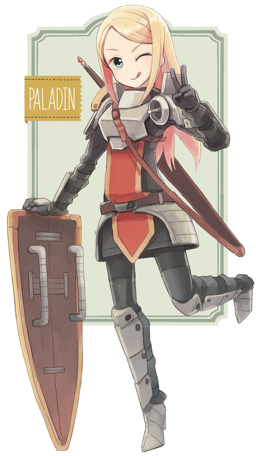 paladin and paladin 2 (sekaiju no meikyuu and 1 more) drawn by pepeko
