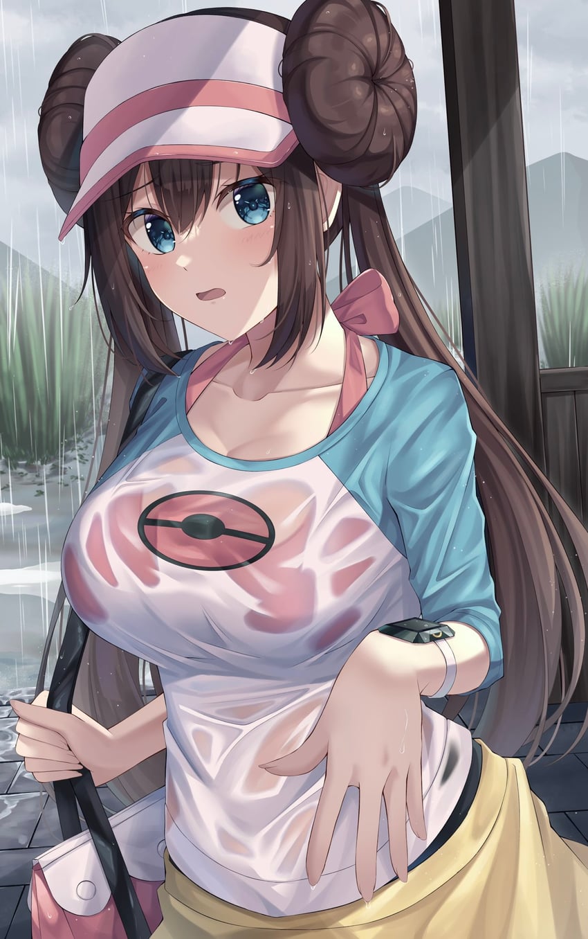rosa (pokemon and 1 more) drawn by amagi_korona