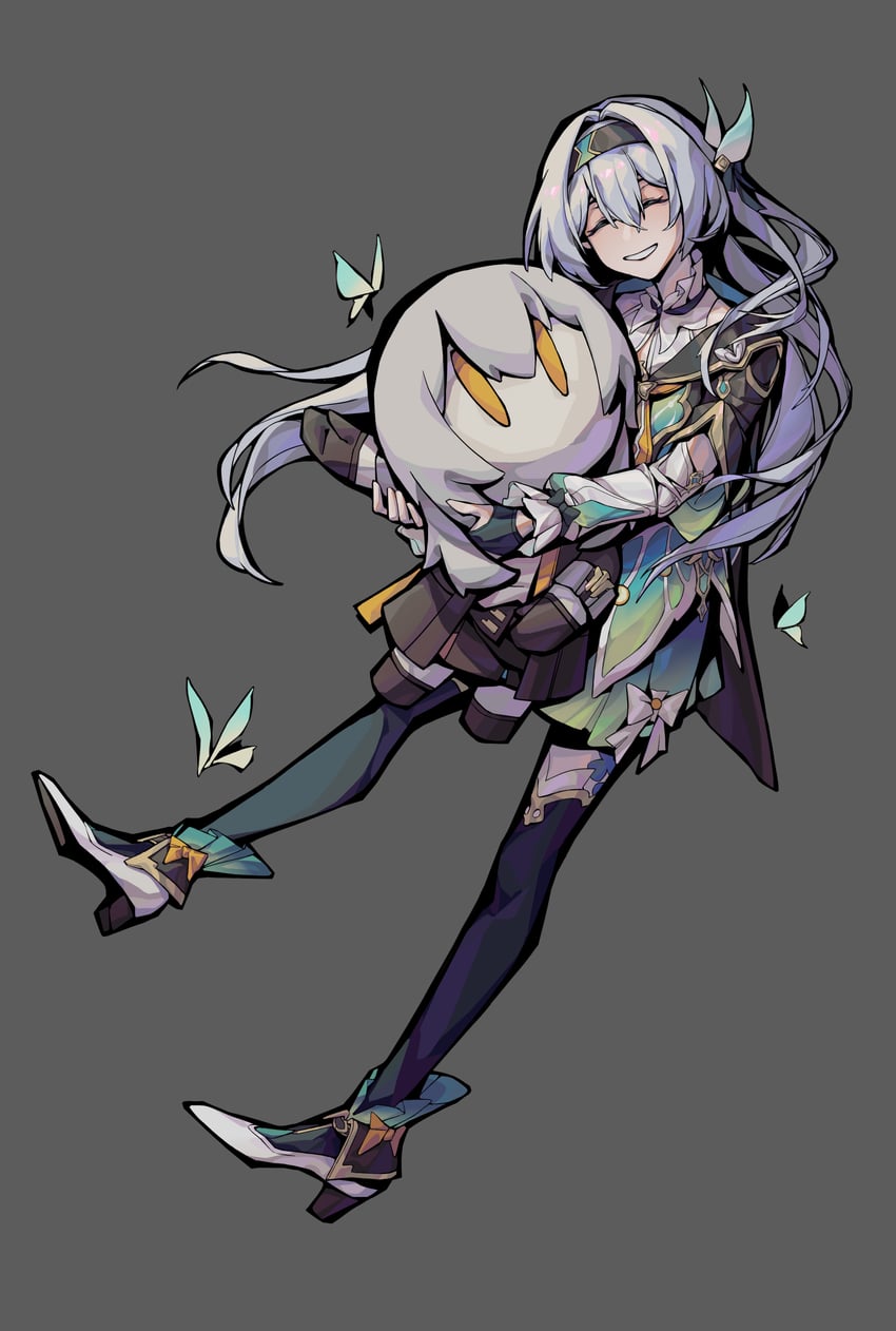 trailblazer, firefly, and stelle (honkai and 1 more) drawn by juan_yue_purface