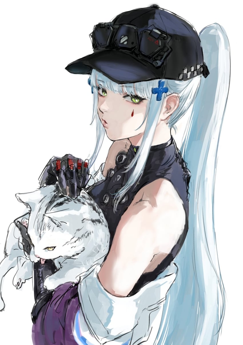 hk416 and klukai (girls' frontline and 1 more) drawn by osakana_(denpa_yun'yun)