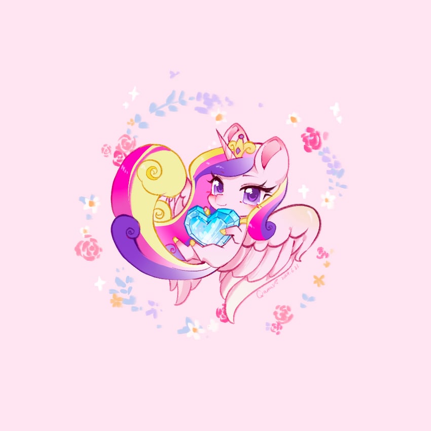 princess cadance (my little pony and 1 more) drawn by poyuewu