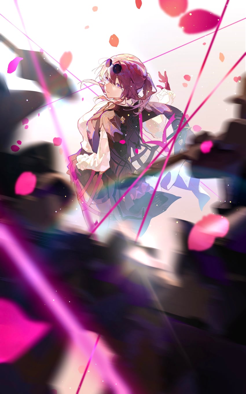 kafka (honkai and 1 more) drawn by oriori_0201