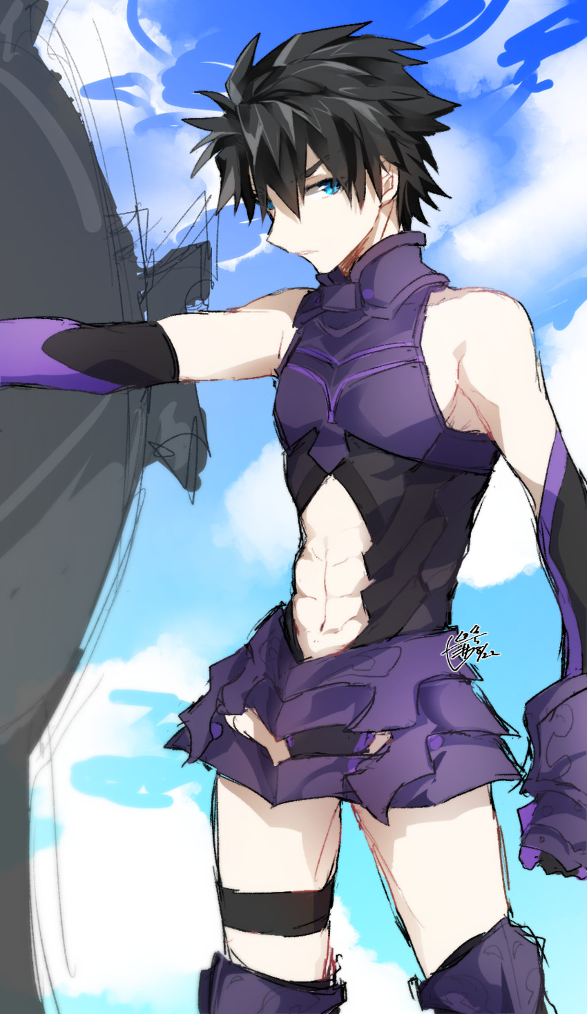 mash kyrielight and fujimaru ritsuka (fate and 1 more) drawn by minazaka