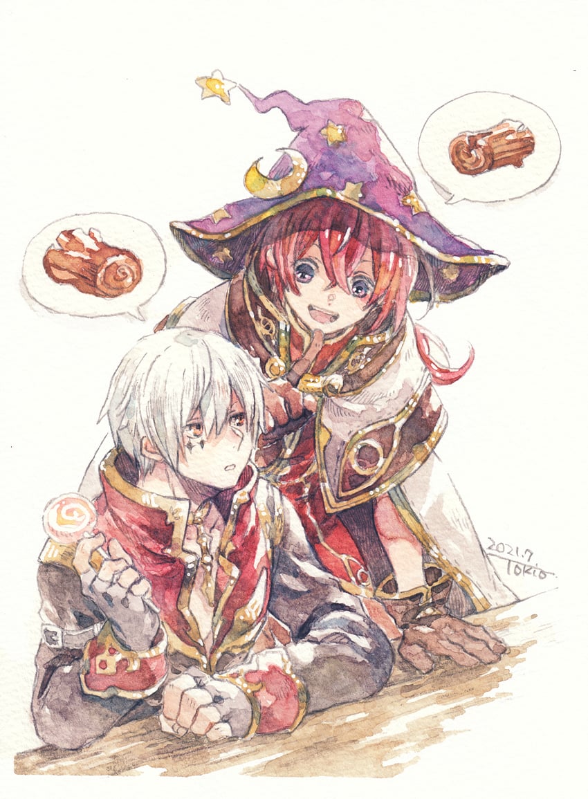 priest and wizard (ragnarok online and 1 more) drawn by tokio_(okt0w0)