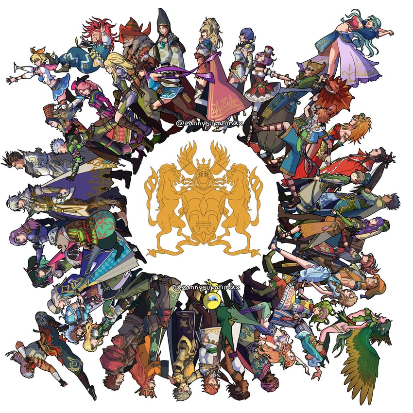 protagonist, thetis, teacher, cat, azami, and 19 more (saga and 1 more) drawn by pepe_dqx