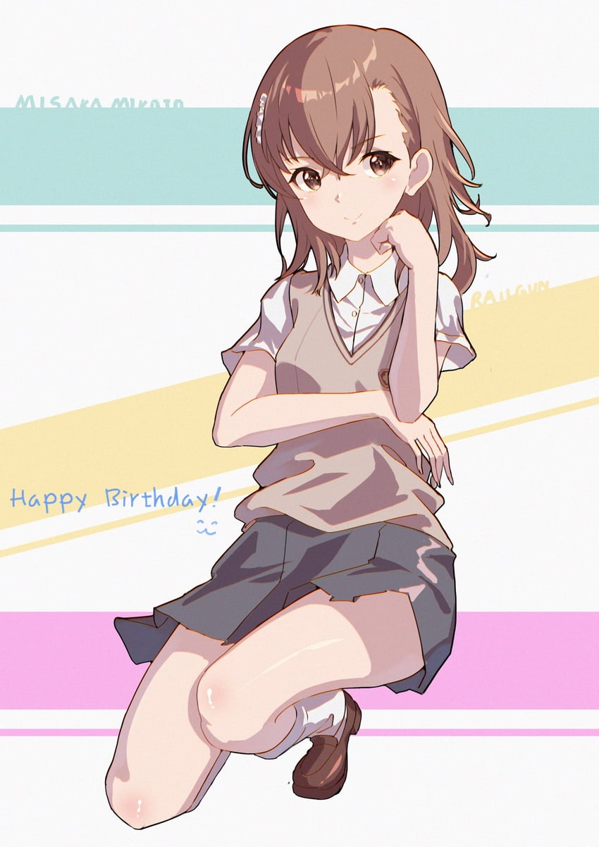 misaka mikoto (toaru majutsu no index and 1 more) drawn by senbonsang
