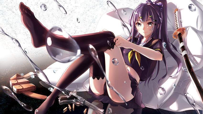 raiden mei (honkai and 1 more) drawn by phantania