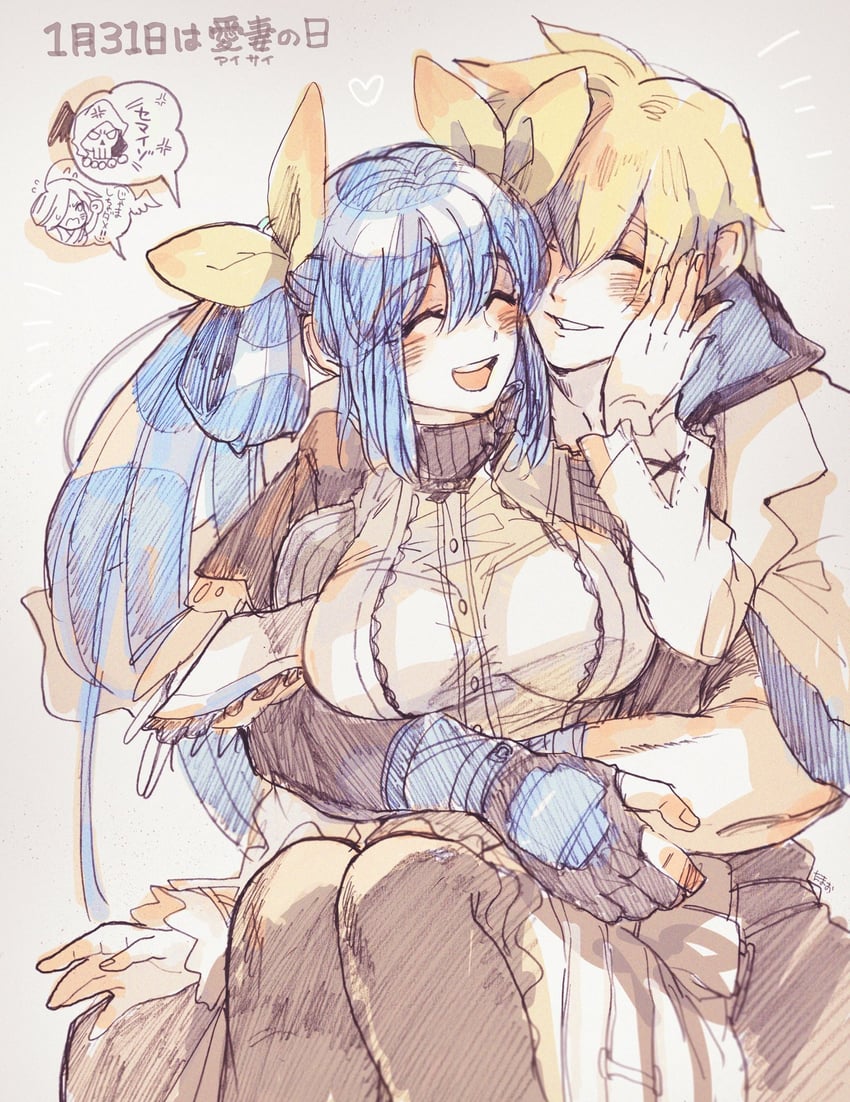 dizzy, ky kiske, necro, and undine (guilty gear and 2 more) drawn by 1_ssmk