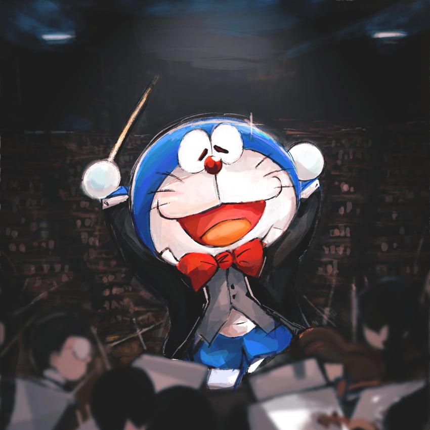 doraemon and nobi nobita (doraemon) drawn by mochizuki_tagosaku