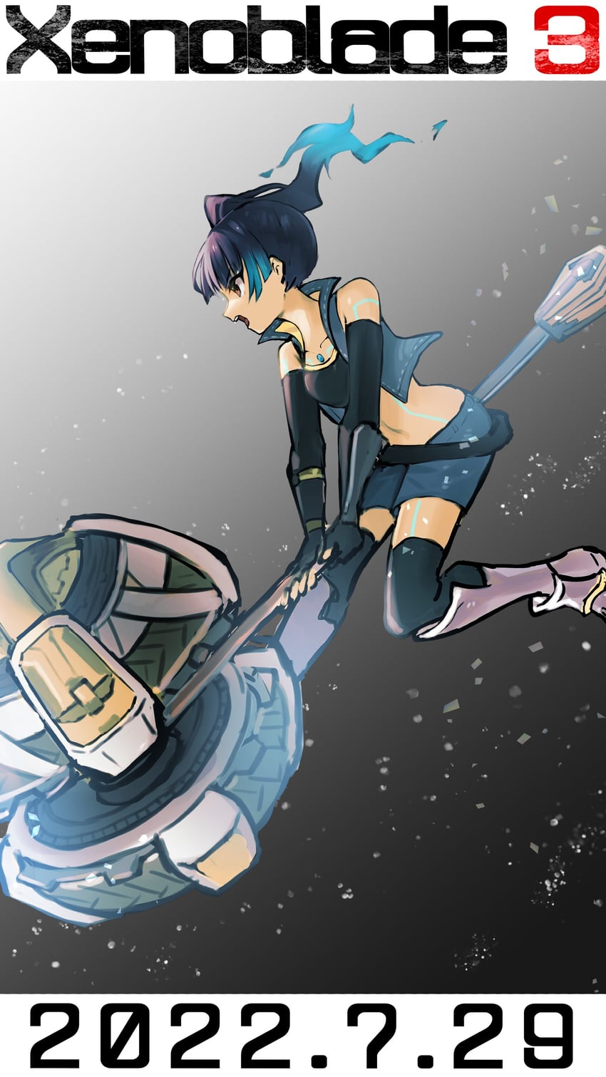 sena (xenoblade chronicles and 1 more) drawn by kyosuke1413koba