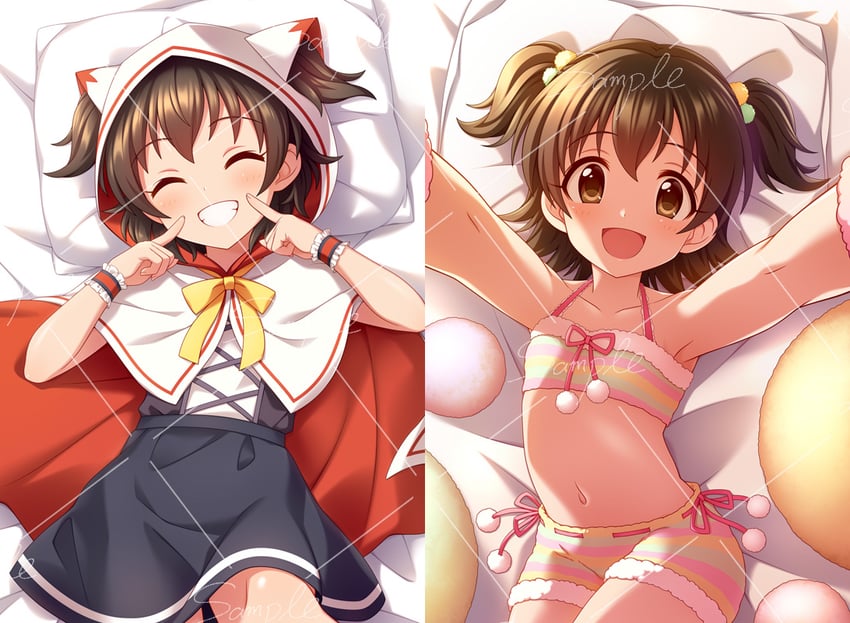 akagi miria (idolmaster and 1 more) drawn by fuu_(koneko_no_yomeiri)