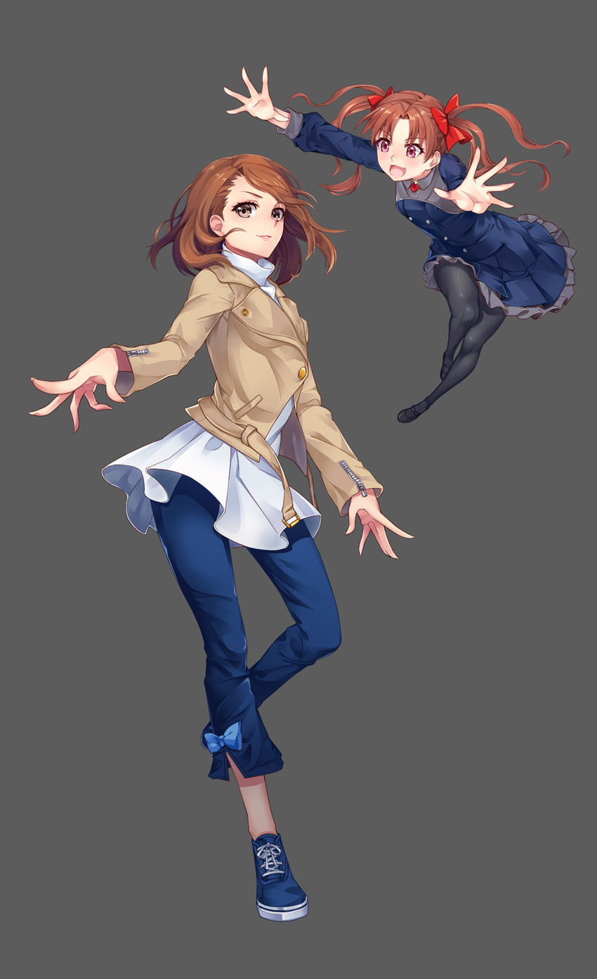 misaka mikoto and shirai kuroko (toaru majutsu no index and 1 more) drawn by akira_(5888172)