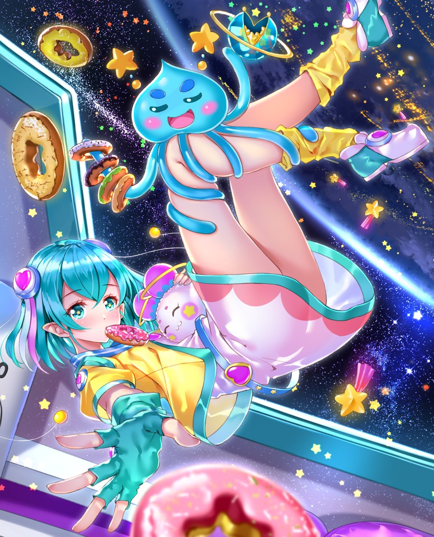 hagoromo lala, prunce, and fuwa (precure and 1 more) drawn by swordsouls