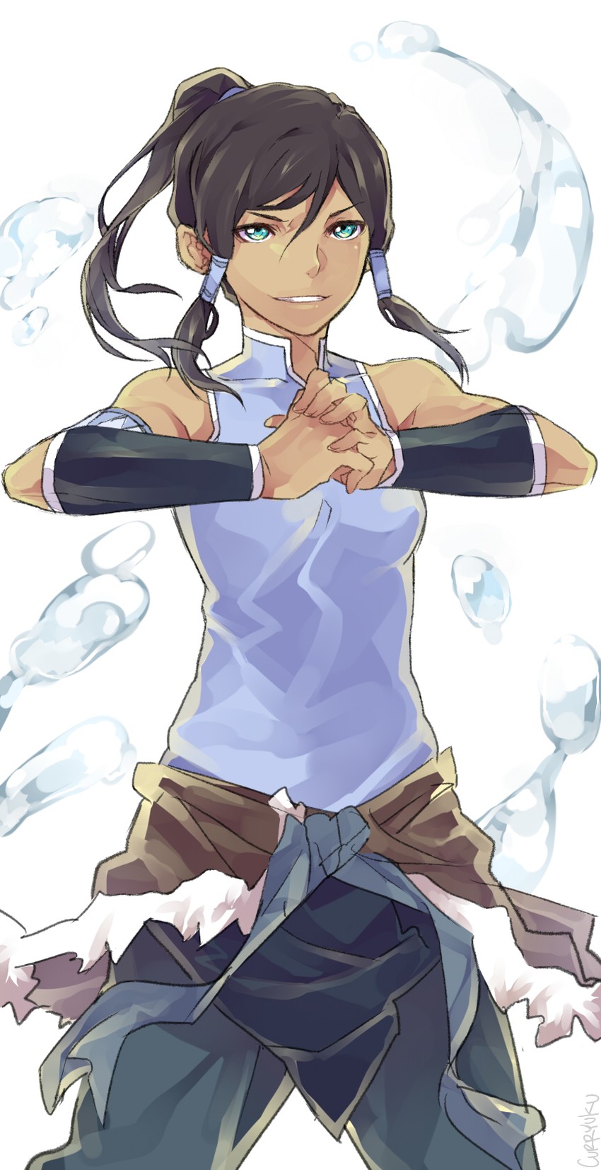 korra (avatar legends and 1 more) drawn by curryuku
