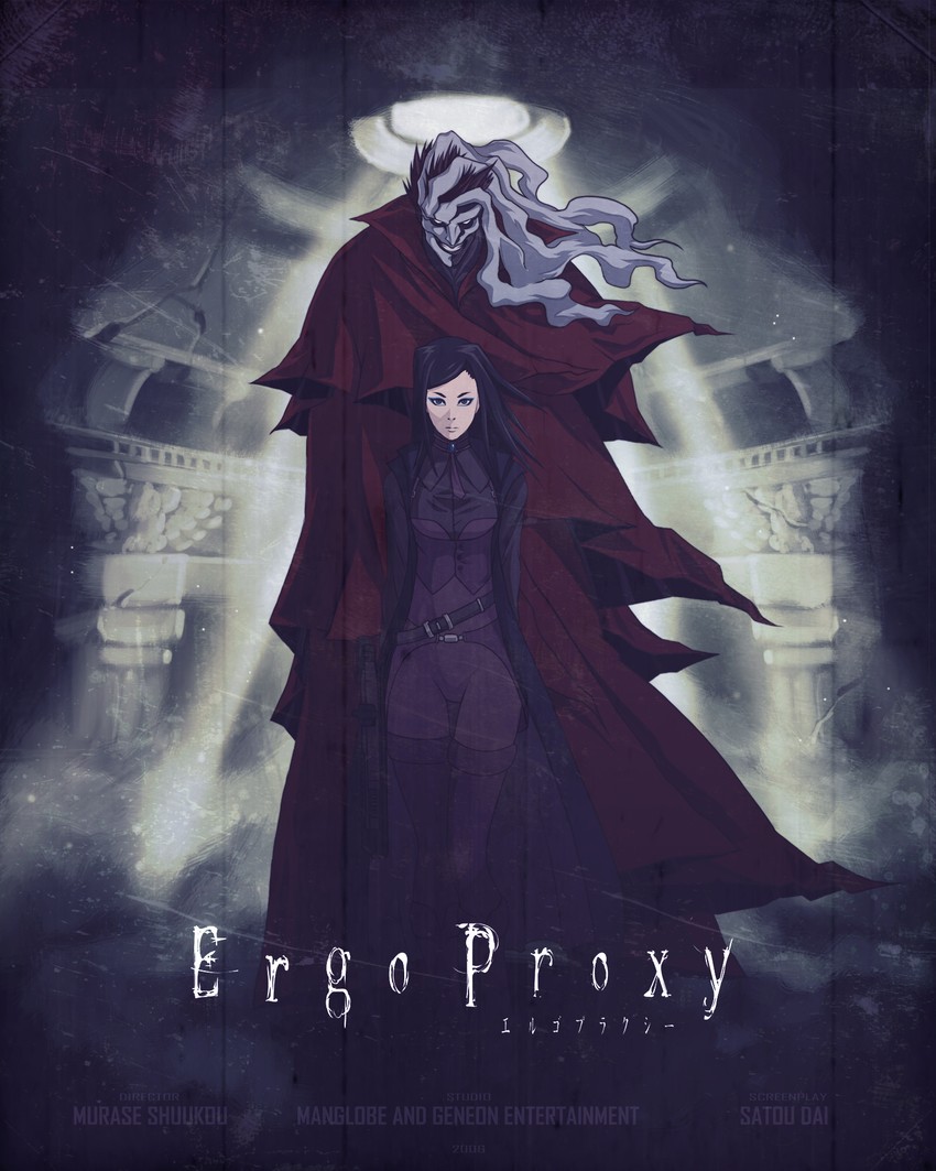 re-l mayer and ergo proxy (ergo proxy) drawn by slivokuch