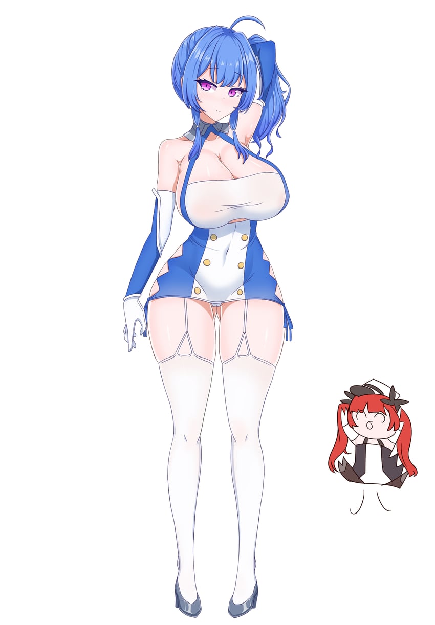 st. louis and honolulu (azur lane) drawn by soranotsuno