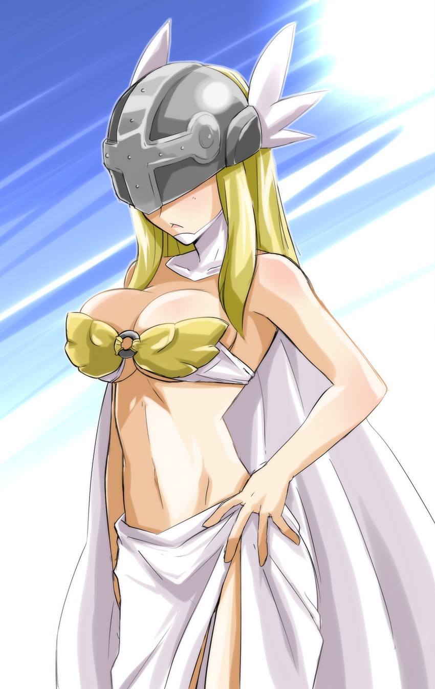 angewomon (digimon and 1 more) drawn by chicago-x