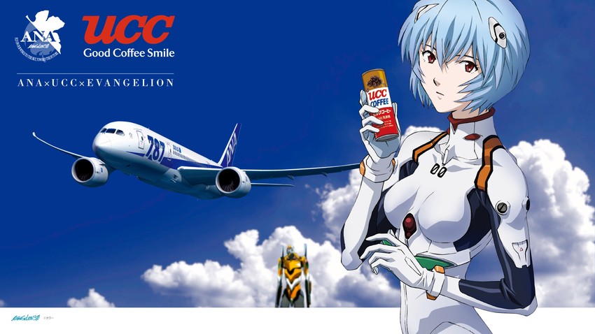 ayanami rei and eva 00 (neon genesis evangelion and 4 more) drawn by matsubara_hidenori