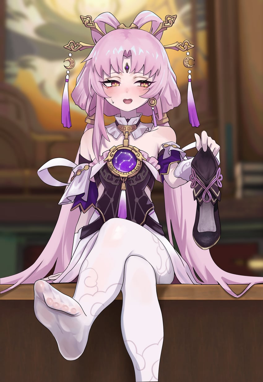 fu xuan (honkai and 1 more) drawn by dalcom