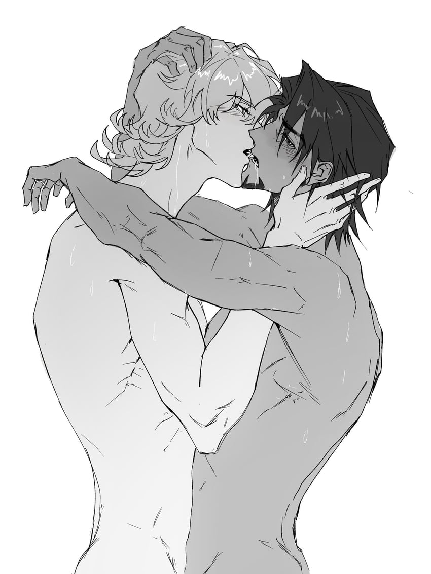 barnaby brooks jr. and kaburagi t. kotetsu (tiger & bunny) drawn by rnrfml