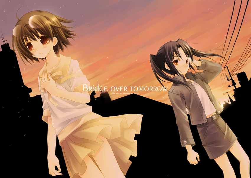 amasawa yuuko and okonogi yuuko (dennou coil) drawn by sakurazawa_izumi and saltydanshark