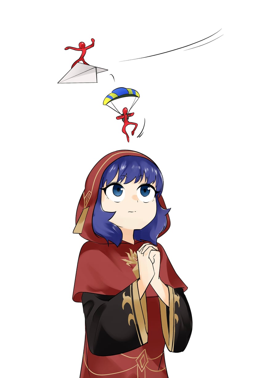 lo the prayers of the voiceless voice and aitsu (yu-gi-oh! and 1 more) drawn by sawan_cutman