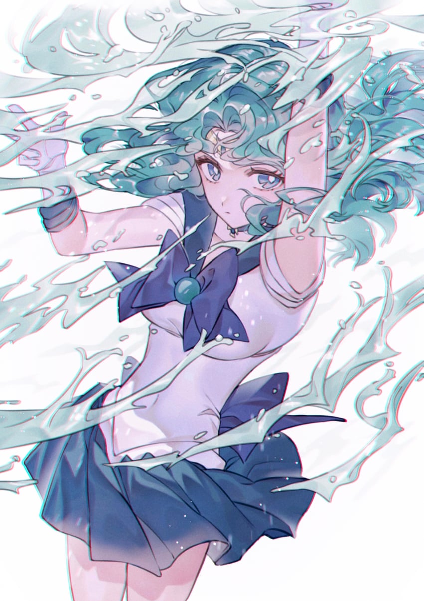 kaiou michiru and sailor neptune (bishoujo senshi sailor moon) drawn by hn_sit