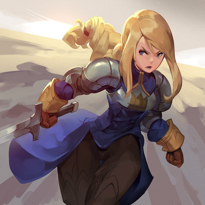 agrias oaks (final fantasy and 1 more) drawn by jiro_(ninetysix)
