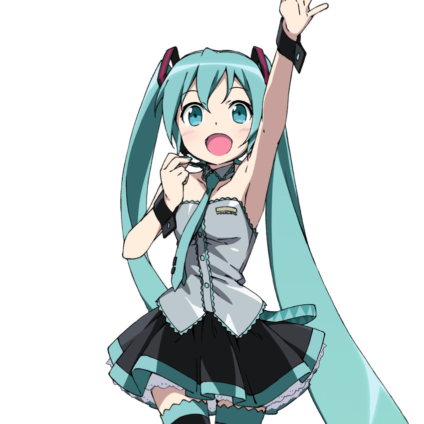 hatsune miku (vocaloid and 1 more) drawn by kanzaki_hiro