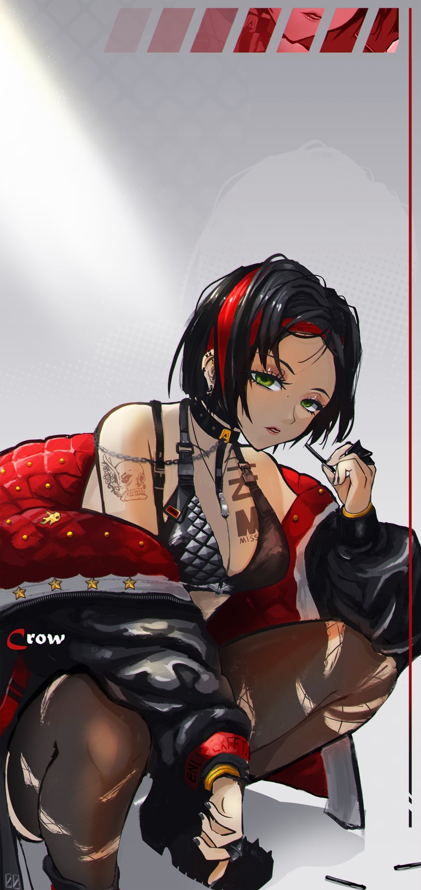 crow (goddess of victory: nikke) drawn by kamisa_(8381272)