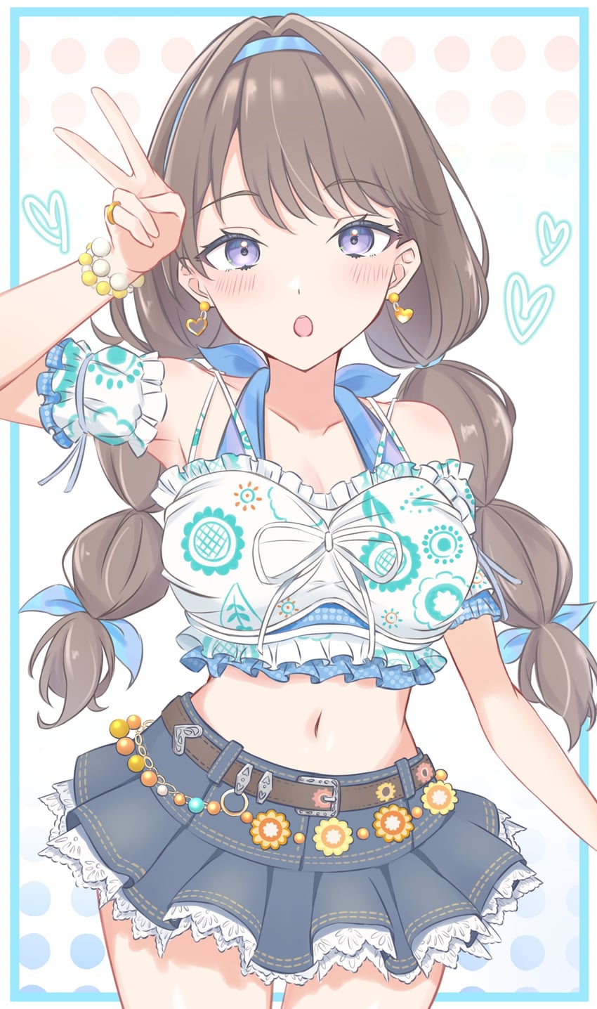 fujishima megumi (love live! and 1 more) drawn by iroha_(nami3)