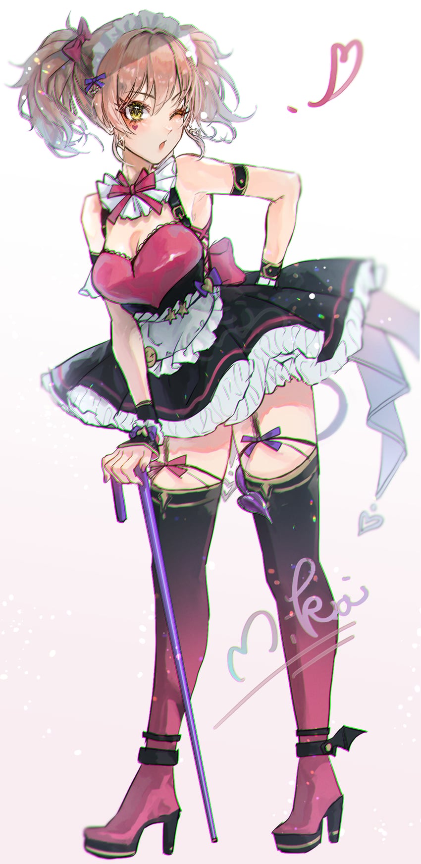 jougasaki mika (idolmaster and 2 more) drawn by fujima_(k114)