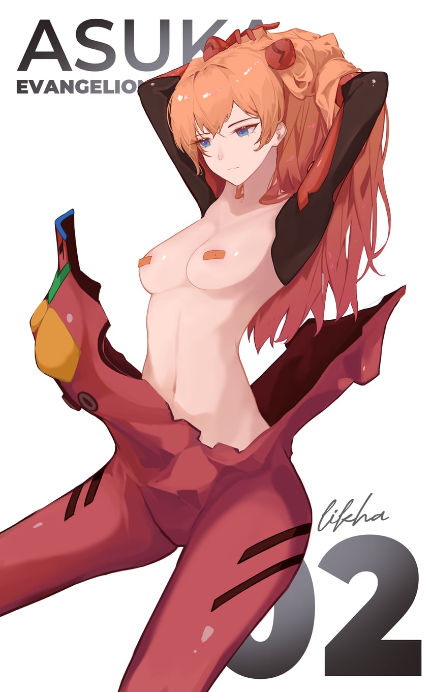 souryuu asuka langley (neon genesis evangelion) drawn by li_kha