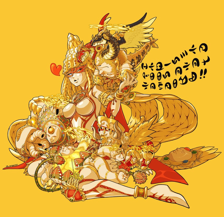jubileus (bayonetta and 1 more) drawn by angelo_(13_angelot)