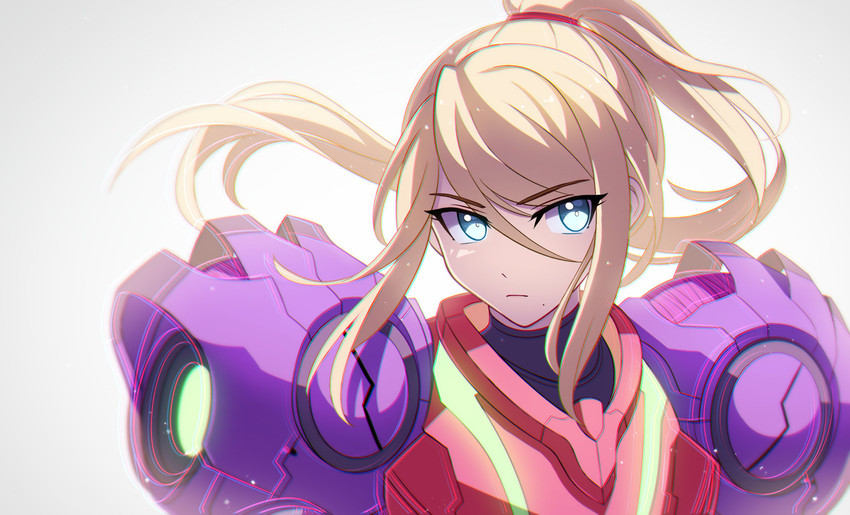 samus aran (metroid and 1 more) drawn by enni