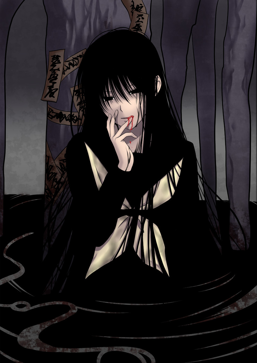 hagoromo gitsune (nurarihyon no mago) drawn by galaxy_blue