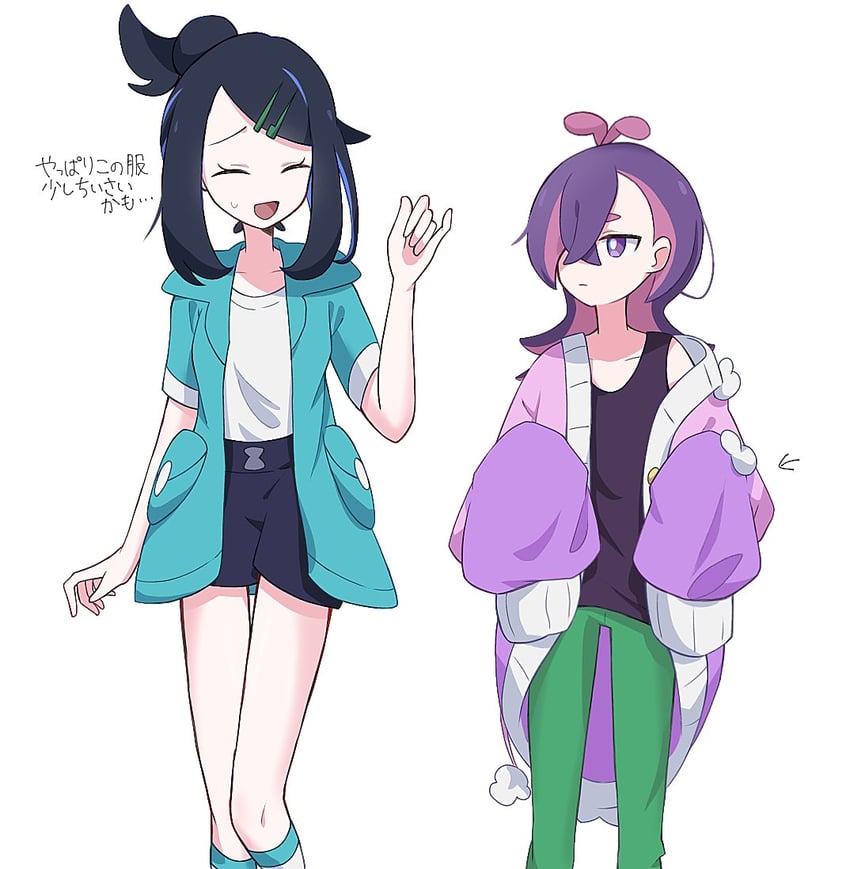 liko and dot (pokemon and 1 more) drawn by seiun_(hoshigumo_72)