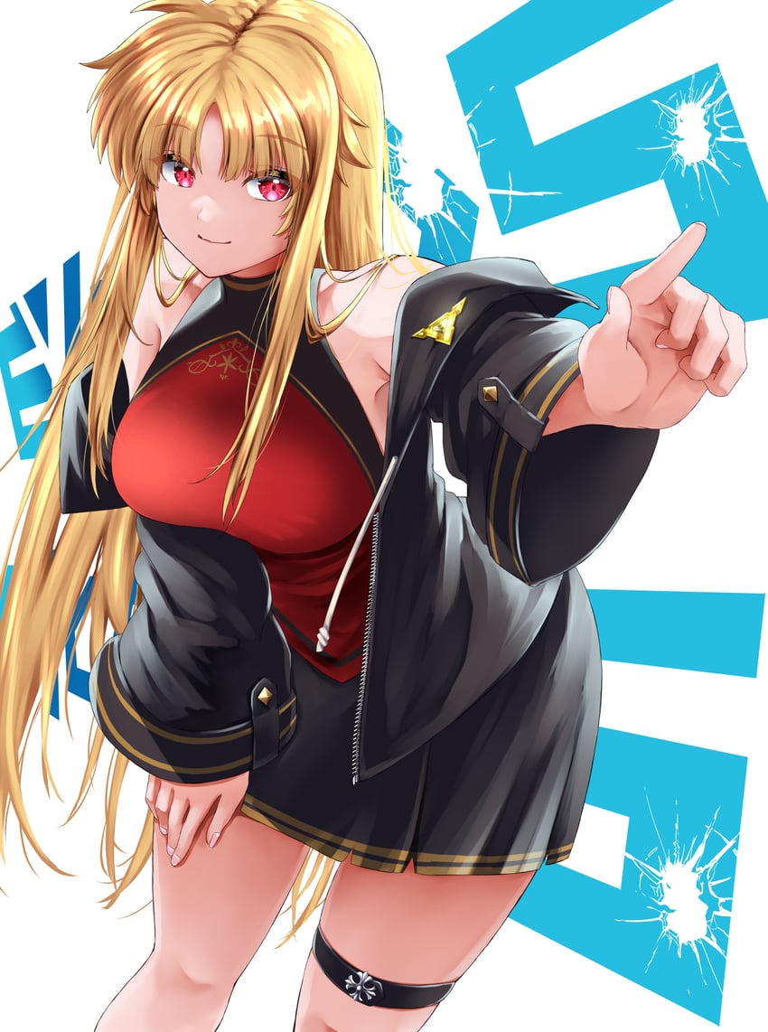 fate testarossa and bardiche (lyrical nanoha and 2 more) drawn by sougetsu_izuki