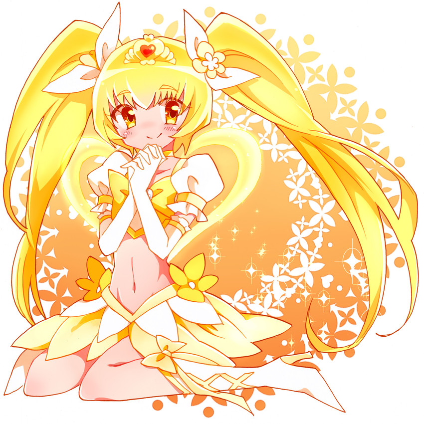 myoudouin itsuki and cure sunshine (precure and 1 more) drawn by yui_(kanatamoo)