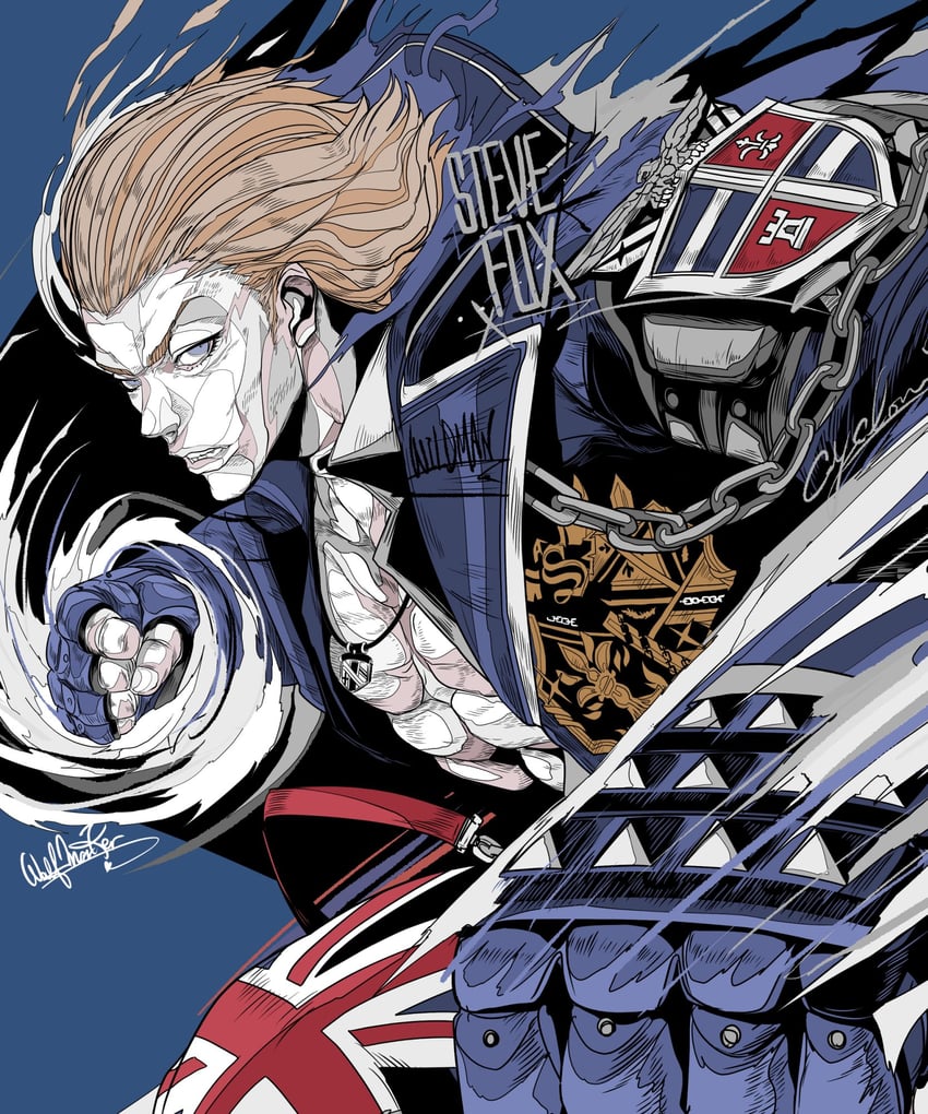 steve fox (tekken and 1 more) drawn by wolfmarker