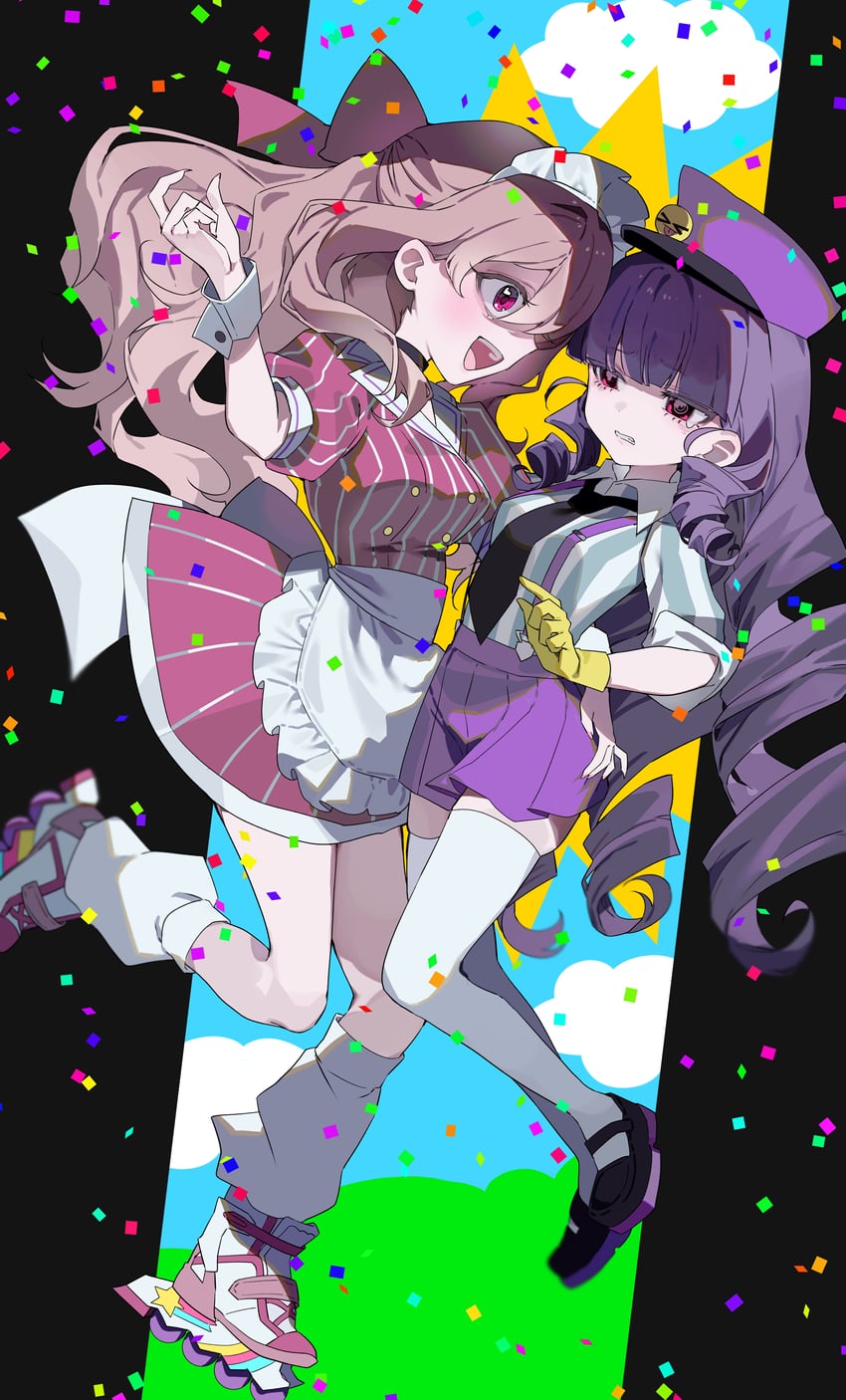 sugar loop and kudou sumire (original and 1 more) drawn by kote1