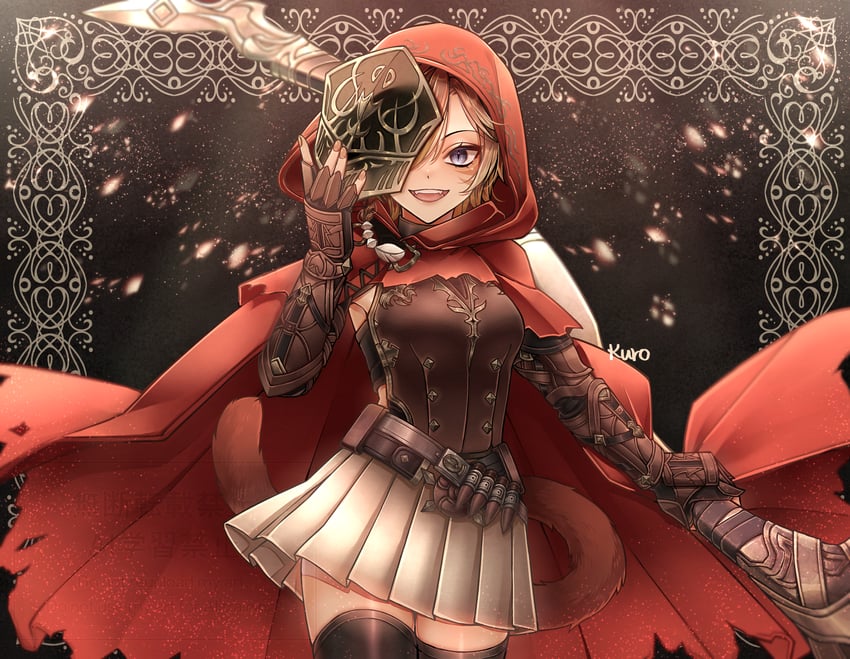 warrior of light (final fantasy and 1 more) drawn by kuro11_222