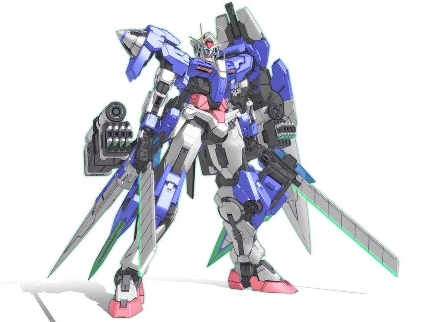 00 gundam (gundam and 3 more) drawn by zefai