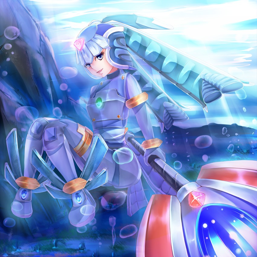 fairy leviathan (mega man and 1 more) drawn by koruto21