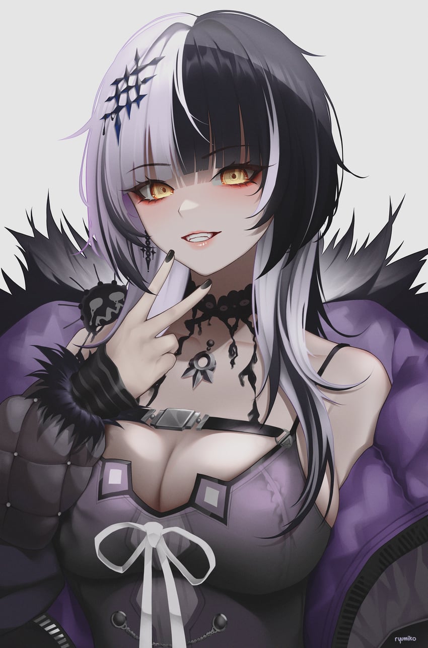 shiori novella (hololive and 1 more) drawn by ryumikooo