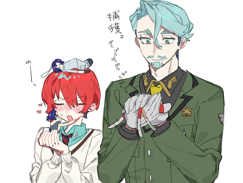 amate yuzuriha, char aznable, shuji ito, and challia bull (gundam and 1 more) drawn by m_manjyu