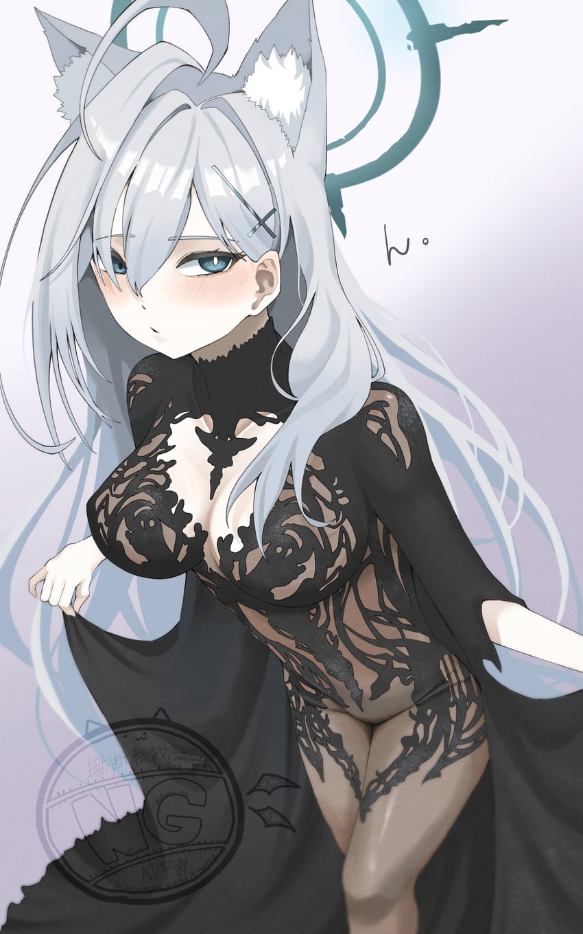 shiroko and shiroko terror (blue archive) drawn by 966_kururu_966