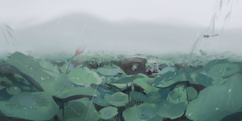 wei wuxian and lan wangji (modao zushi) drawn by xianduguaitan